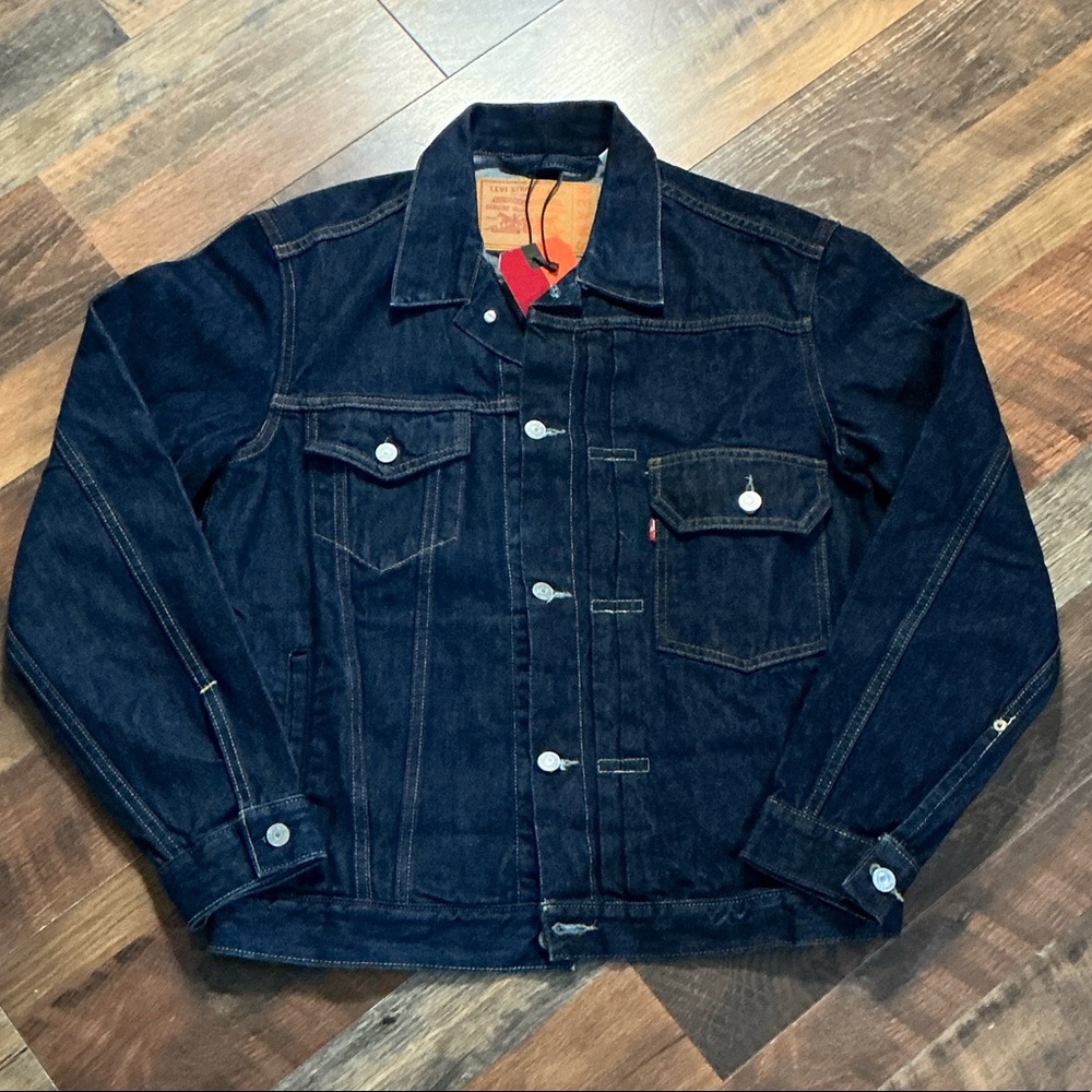 NWT Levi's x BEAMS Half & Half Denim Trucker Jacket - Medium - RARE